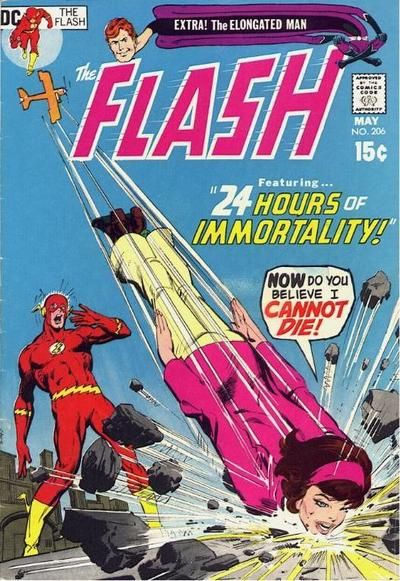 Flash, Vol. 1 24 Hours Of Immortality |  Issue#206 | Year:1971 | Series: Flash | Pub: DC Comics |