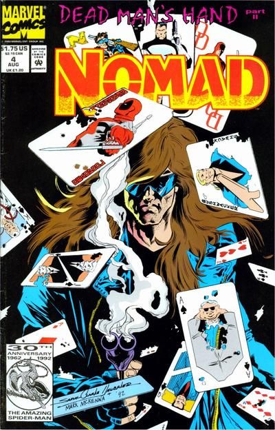 Nomad, Vol. 2 Dead Man's Hand - Neon Knights |  Issue#4A | Year:1992 | Series: Nomad | Pub: Marvel Comics | Direct Edition