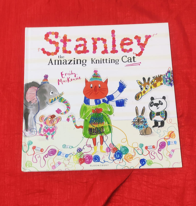 Stanley the Amazing Knitting Cat | Story Book with Big Pictures and Little Text | For 3-5 Years Old | Hardcover | SKU: 2405_101_A106