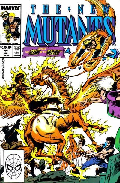 New Mutants, Vol. 1 Strange! |  Issue#77A | Year:1989 | Series: New Mutants | Pub: Marvel Comics | Direct Edition