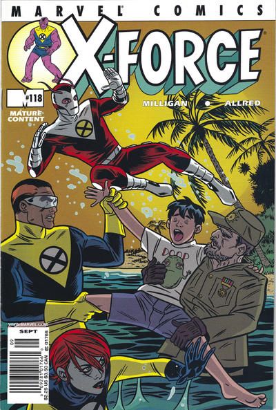 X-Force, Vol. 1 And Then There Were Six |  Issue#118B | Year:2001 | Series: X-Force | Pub: Marvel Comics