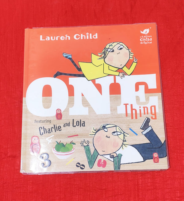 One Thing | Story Book with Big Pictures and Little Text | For 3-5 Years Old | Paperback | SKU: 2405_101_A106