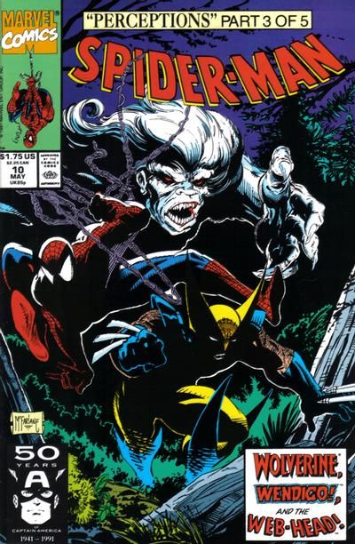 Spider-Man, Vol. 1 Perceptions, Part 3 |  Issue#10A | Year:1991 | Series: Spider-Man | Pub: Marvel Comics | Direct Edition