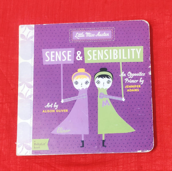 Sense & sensibility | One Line Story  Book | For 0-2 Years Old | Board Book | SKU: 2405_101_A106