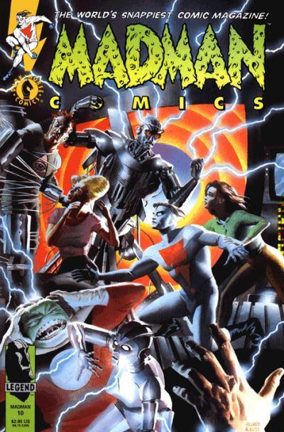 Madman Comics Runaway Renegade Robots |  Issue#10 | Year:1996 | Series: Madman | Pub: Dark Horse Comics |