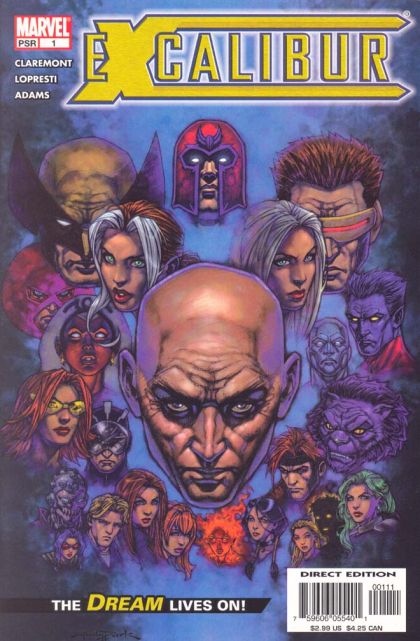 Excalibur, Vol. 3 Forging the Sword, Part 1: Paint It Black |  Issue#1A | Year:2004 | Series: Excalibur | Pub: Marvel Comics |