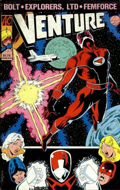 Venture The Man in the Moon / Presenting...The Secret Origin of the Femforce / The Rescue |  Issue#2 | Year:1986 | Series:  | Pub: AC Comics |