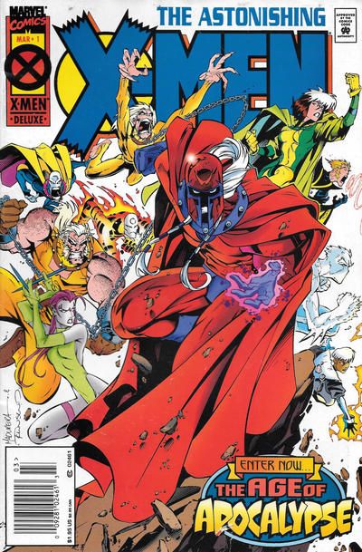 Astonishing X-Men, Vol. 1 Age of Apocalypse - Once More, with Feeling |  Issue#1B | Year:1995 | Series: X-Men | Pub: Marvel Comics | Newsstand Edition