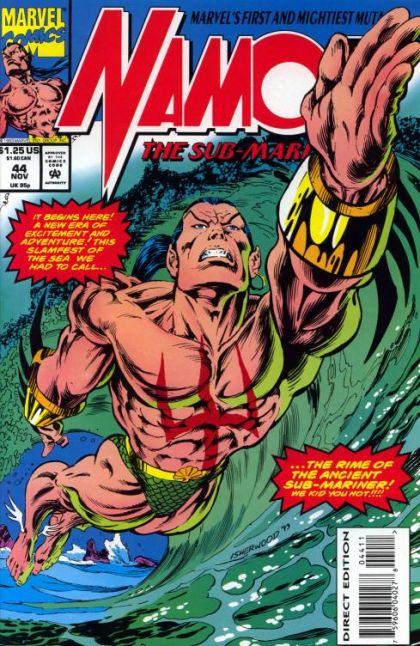 Namor, the Sub-Mariner The Rime of the Ancient Sub-Mariner |  Issue#44 | Year:1993 | Series: Sub-Mariner | Pub: Marvel Comics |