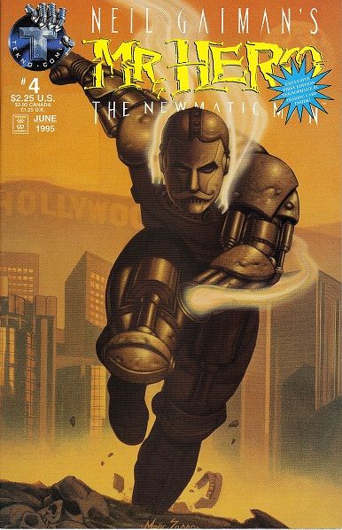 Neil Gaiman's Mr. Hero: The Newmatic Man, Vol. 1 Memories |  Issue#4B | Year:1995 | Series:  | Pub: Big Entertainment | Cover B