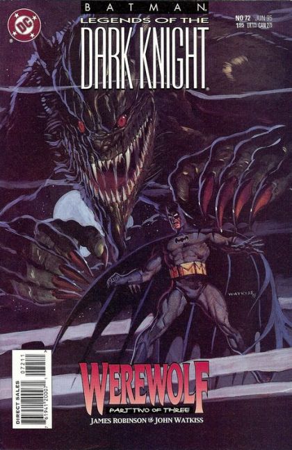 Batman: Legends of the Dark Knight Werewolf, Part 2 |  Issue#72A | Year:1995 | Series:  | Pub: DC Comics | Direct Edition