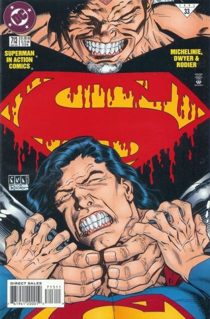 Action Comics, Vol. 1 Scarlet Salvation |  Issue#713A | Year:1995 | Series:  | Pub: DC Comics | Direct Edition