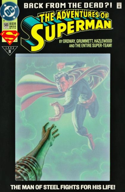 The Adventures of Superman Reign of the Supermen - Life After Death! |  Issue#500C | Year:1993 | Series: Superman | Pub: DC Comics | Collector's Edition