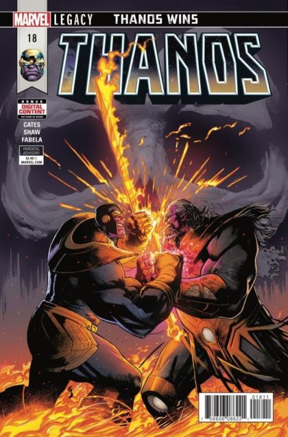 Thanos, Vol. 2 Thanos Wins, Part Six |  Issue#18A | Year:2018 | Series:  | Pub: Marvel Comics | Regular Geoff Shaw Cover