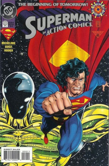 Action Comics, Vol. 1 Peer Pressure - Peer Pressure, The Yesterday Man |  Issue#0A | Year:1994 | Series:  | Pub: DC Comics | Direct Edition