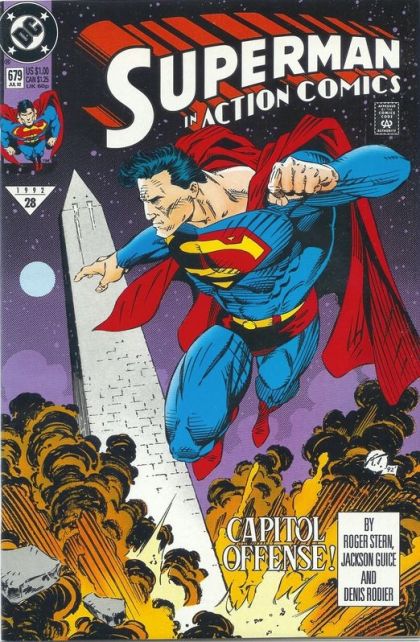 Action Comics, Vol. 1 Shellshocked |  Issue#679A | Year:1992 | Series:  | Pub: DC Comics | Direct Edition