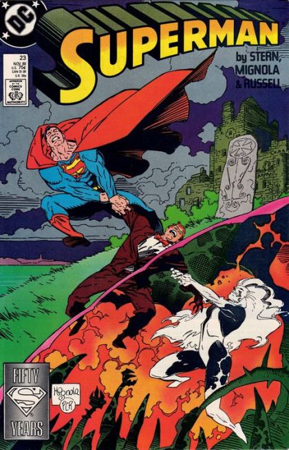 Superman, Vol. 2 Curse Of The Banshee |  Issue#23A | Year:1988 | Series: Superman | Pub: DC Comics | Direct Edition