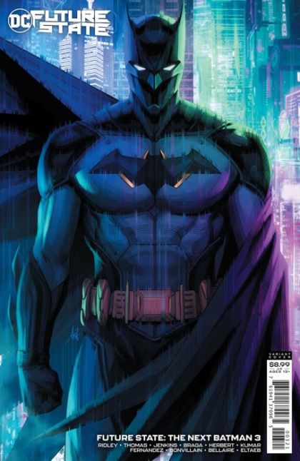 Future State: The Next Batman Chapter 3 / Future States Outsiders: Finale / Future State Arkham Knights, Chapter Two: Dawn |  Issue#3B | Year:2021 | Series:  | Pub: DC Comics | Variant Stanley Artgerm Lau Card Stock Cover