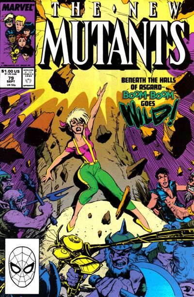 New Mutants, Vol. 1 Asgard |  Issue#79A | Year:1989 | Series: New Mutants | Pub: Marvel Comics | Direct Edition