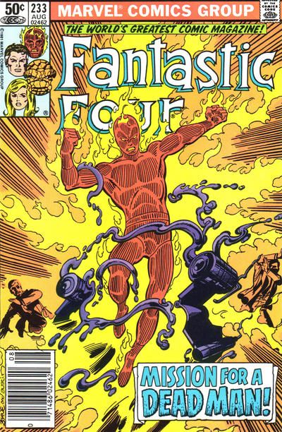 Fantastic Four, Vol. 1 Mission For A Dead Man! |  Issue#233B | Year:1981 | Series: Fantastic Four | Pub: Marvel Comics | Newsstand Edition