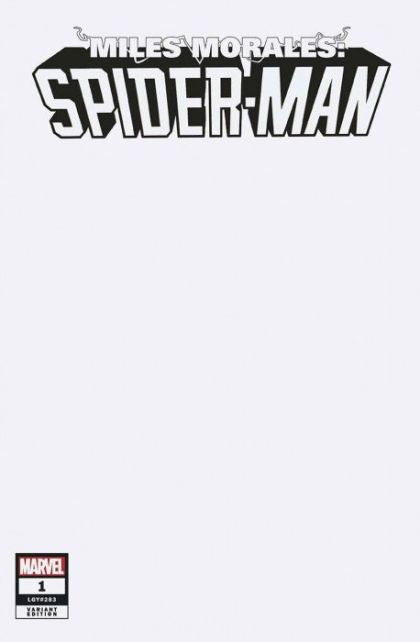 Miles Morales: Spider-Man, Vol. 2  |  Issue#1E | Year:2022 | Series:  | Pub: Marvel Comics | Blank Variant