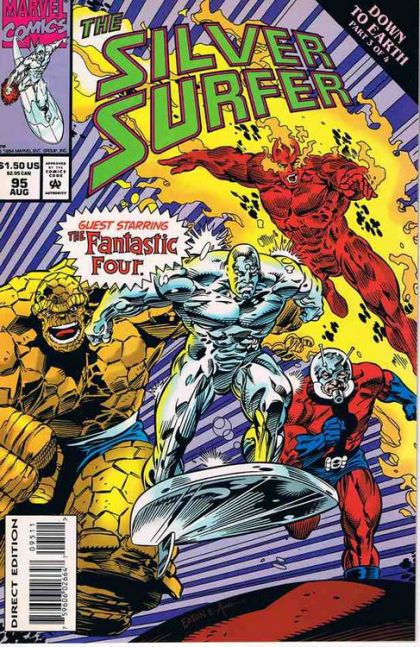 Silver Surfer, Vol. 3 Down to Earth, Part 3 |  Issue#95A | Year:1994 | Series: Silver Surfer | Pub: Marvel Comics | Direct Edition