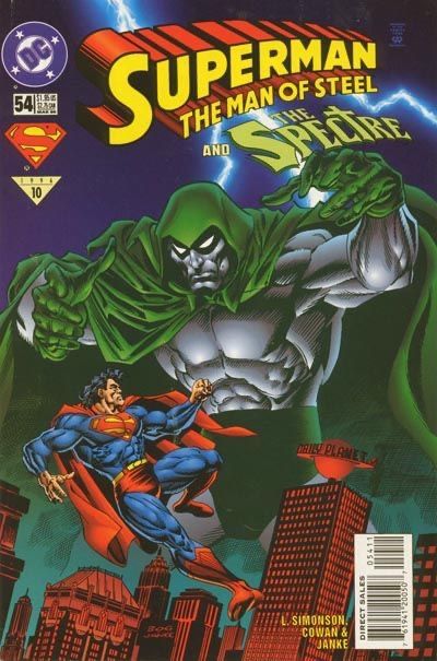 Superman: The Man of Steel Ghosts |  Issue#54A | Year:1996 | Series: Superman | Pub: DC Comics | Direct Edition