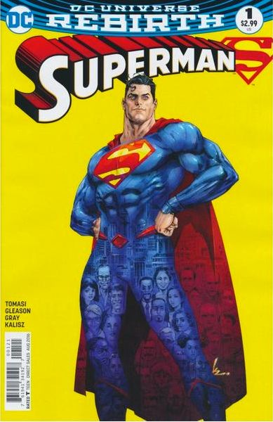 Superman, Vol. 4 Son of Superman |  Issue#1B | Year:2016 | Series: Superman | Pub: DC Comics | Kenneth Rocafort Variant