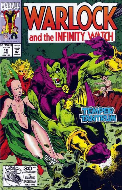 Warlock and the Infinity Watch Distant Memories |  Issue#12A | Year:1992 | Series: Warlock | Pub: Marvel Comics