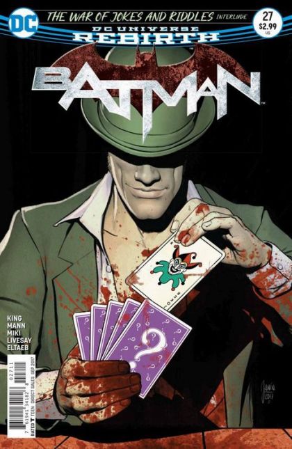 Batman, Vol. 3 The War of Jokes and Riddles, Interlude |  Issue#27A | Year:2017 | Series: Batman | Pub: DC Comics | Mikel Janín Regular