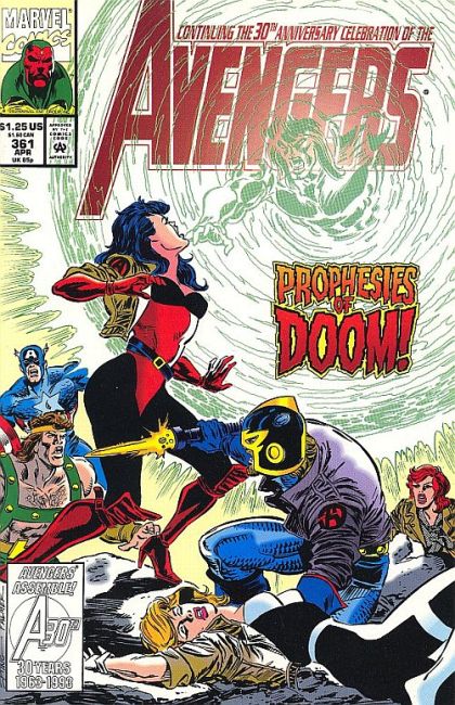 The Avengers, Vol. 1 Family Responsibility |  Issue#361A | Year:1993 | Series: Avengers | Pub: Marvel Comics | Direct Edition