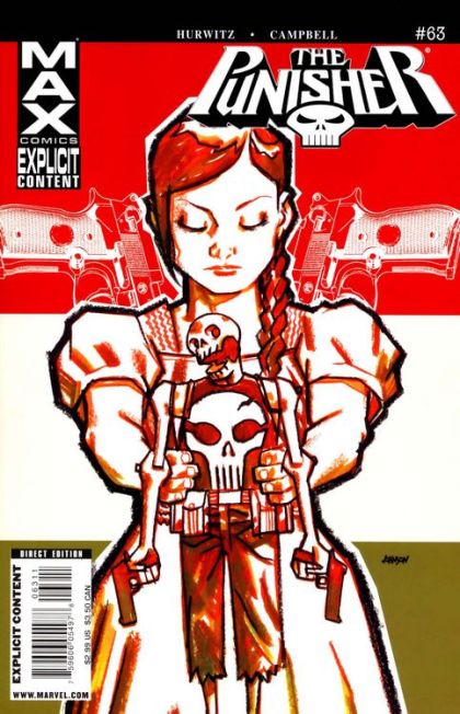 The Punisher, Vol. 7 Girls in White Dresses, Part Three: She Is Dead |  Issue#63 | Year:2008 | Series: Punisher | Pub: Marvel Comics | Dave Johnson Regular