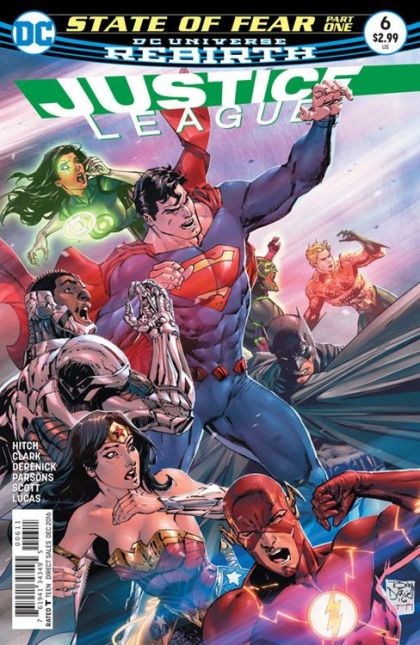 Justice League, Vol. 2 State of Fear, Part One |  Issue#6A | Year:2016 | Series: Justice League | Pub: DC Comics | Regular Tony S. Daniel Cover