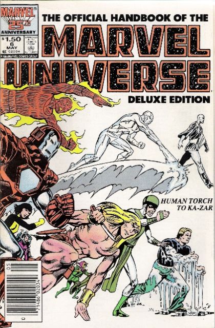 Official Handbook of the Marvel Universe: Deluxe Edition (Vol. 2) Human Torch to Ka-Zar |  Issue#6B | Year:1986 | Series: Official Handbook of the Marvel Universe | Pub: Marvel Comics | Newsstand Edition