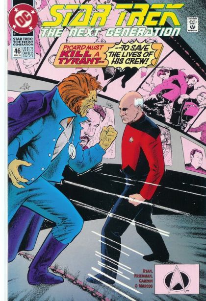 Star Trek: The Next Generation, Vol. 2 The Maze |  Issue#46A | Year:1993 | Series: Star Trek | Pub: DC Comics | Direct Edition