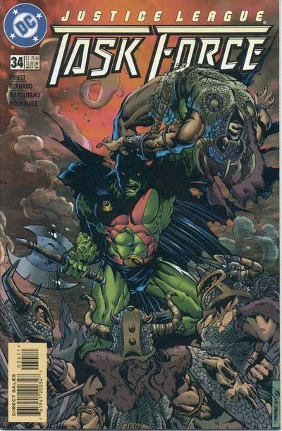 Justice League Task Force Doomed |  Issue#34 | Year:1996 | Series: JLA | Pub: DC Comics |