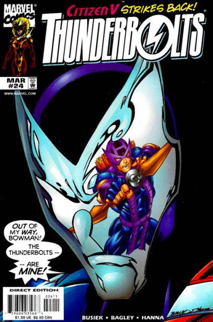 Thunderbolts, Vol. 1 The Eye of the Storm |  Issue#24 | Year:1999 | Series: Thunderbolts | Pub: Marvel Comics |