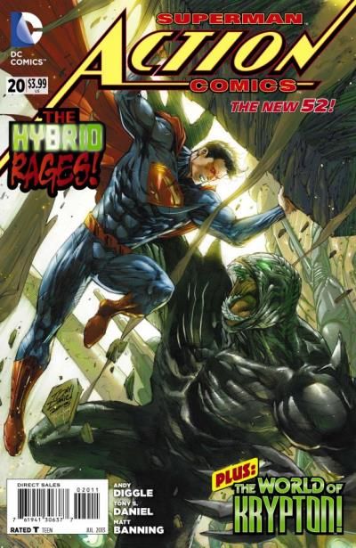 Action Comics, Vol. 2 Hybrid, Part 2 / The World Of Krypton, Part 1: Discovery |  Issue#20A | Year:2013 | Series: Superman | Pub: DC Comics | Direct Edition