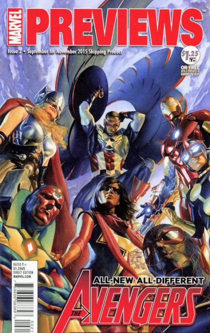 Marvel Previews, Vol. 3 All-New, All-Different Avengers |  Issue#2 | Year:2015 | Series: Marvel Previews | Pub: Marvel Comics |