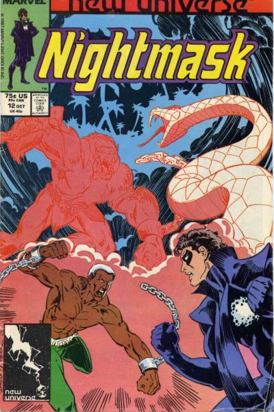 Nightmask "Voodoo Moon Over Haiti" |  Issue#12A | Year:1987 | Series: New Universe | Pub: Marvel Comics | Direct Edition