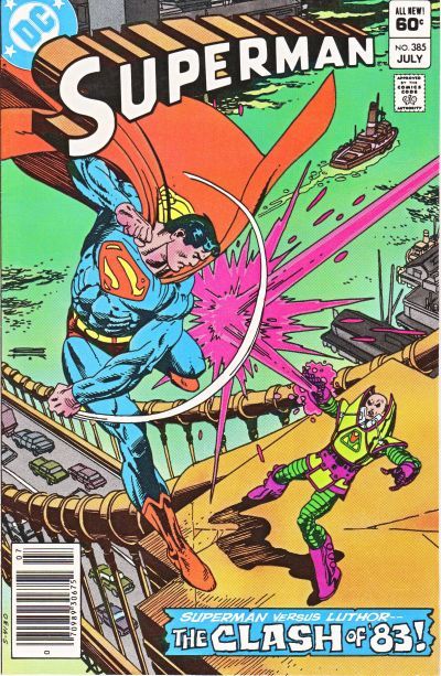 Superman, Vol. 1 Luthor Rises Again! |  Issue#385B | Year:1983 | Series: Superman | Pub: DC Comics | Newsstand Edition