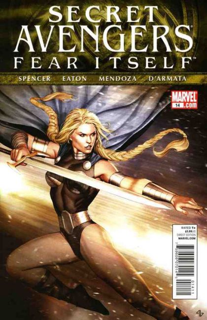 Secret Avengers, Vol. 1 Fear Itself  |  Issue#14A | Year:2011 | Series: Avengers | Pub: Marvel Comics | Adi Granov Regular Cover