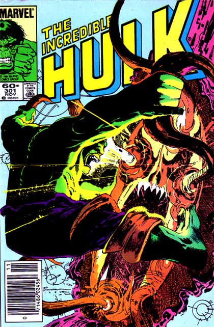 The Incredible Hulk, Vol. 1 Crossroads! |  Issue#301B | Year:1984 | Series: Hulk | Pub: Marvel Comics | Newsstand Edition