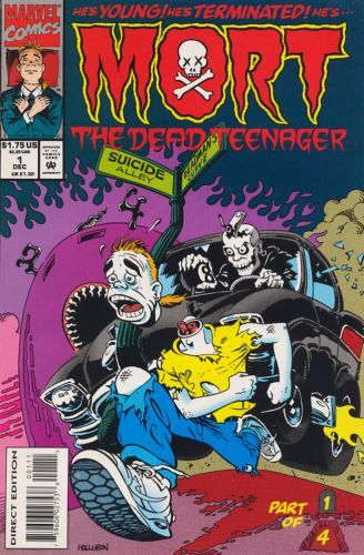 Mort the Dead Teenager 2 Young 2 Die 4-Ever! or |  Issue#1A | Year:1993 | Series:  | Pub: Marvel Comics | Direct Edition