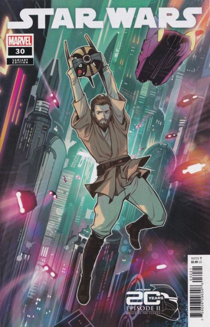 Star Wars, Vol. 3 (Marvel) No-Space |  Issue#30B | Year:2023 | Series: Star Wars | Pub: Marvel Comics | Caspar Wijngaard Attack Of The Clones 20th Anniversary Variant