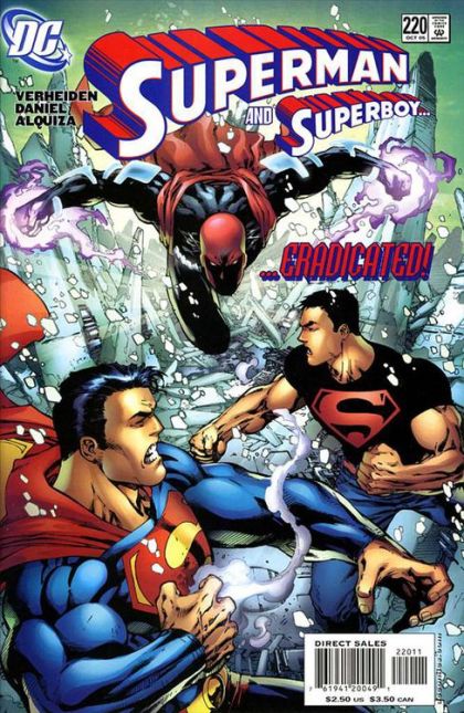 Superman, Vol. 2 "Home" |  Issue#220A | Year:2005 | Series: Superman | Pub: DC Comics | Direct Edition