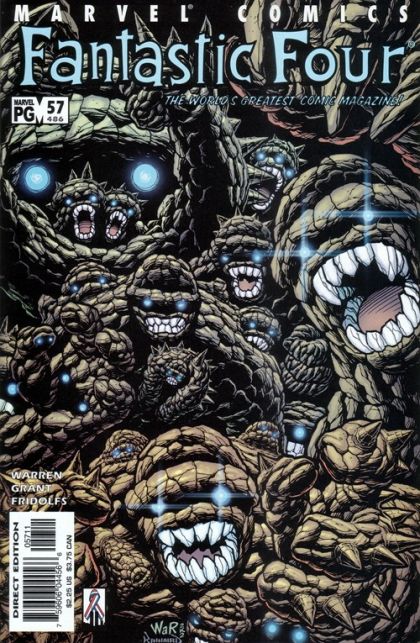 Fantastic Four, Vol. 3 The Ever-Lovin', Blue-Eyed End of the World, Part 1 |  Issue#57A | Year:2002 | Series: Fantastic Four | Pub: Marvel Comics | Adam Warren Regular