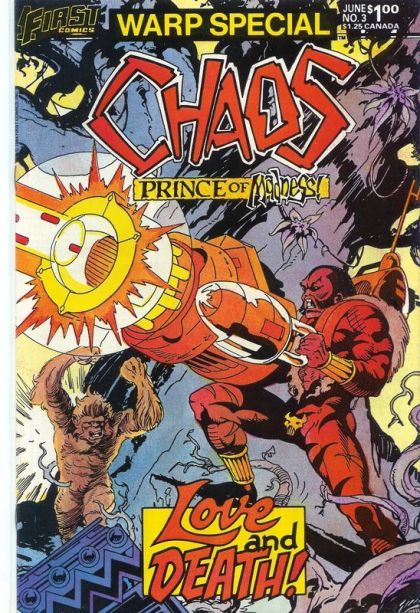 Warp Special Four Figures On A Darkened Stage... |  Issue#3 | Year:1984 | Series:  | Pub: First Comics |