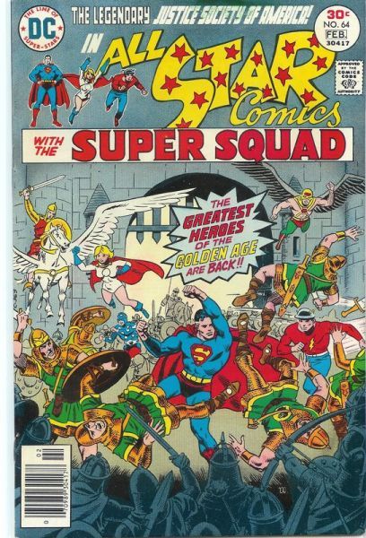 All-Star Comics, Vol. 1 Yesterday Begins Today! |  Issue#64 | Year:1976 | Series:  | Pub: DC Comics |