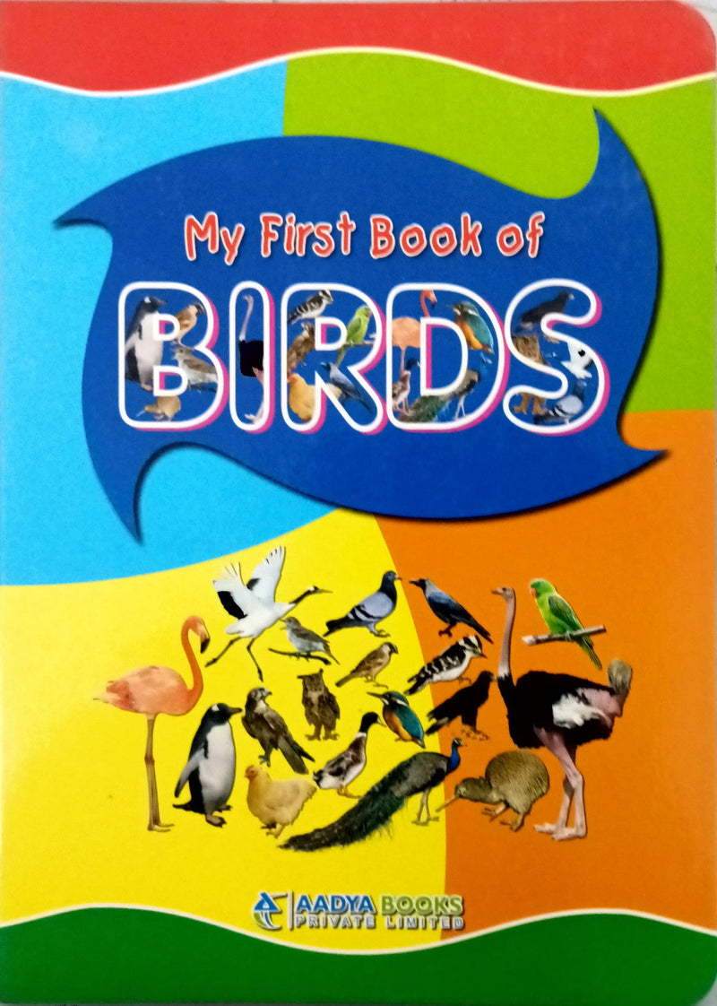 First Library | Set of 5 Board Book | ABC, Vegetable, Fruits, Animals, Birds | Early Learning | For 0-2 Years Old